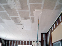 天井 施工中