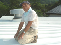 ワイン醸造工場 屋根