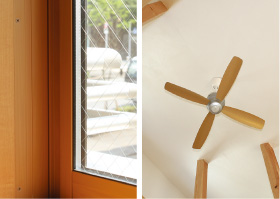 部屋の快適さは心に響く